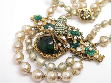 vintage miriam haskell jewelry|Miriam Haskell Vintage Jewelry